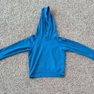 Patagonia Teal Hoodie with Logo